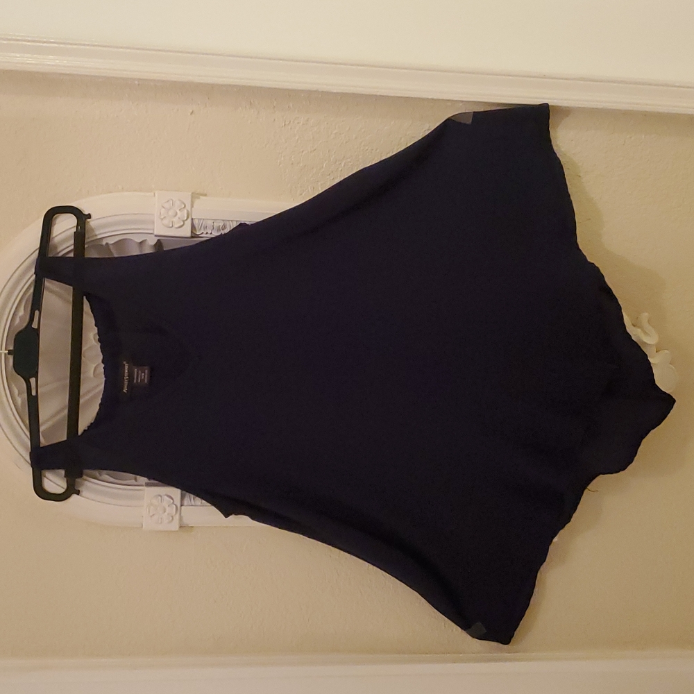 Ashley Stewart Navy top